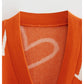 V-Ausschnitt Love Jacquard Kurzstrickjacke 7416