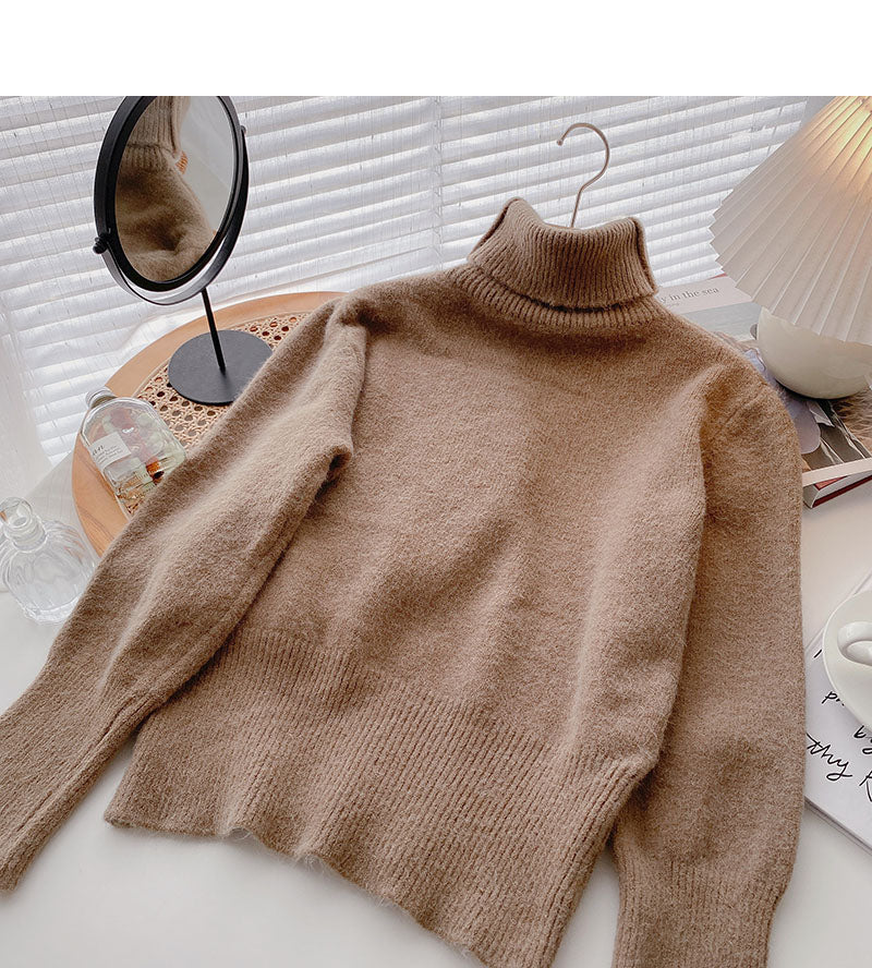 Korean version lazy temperament thin loose Pullover long sleeve top  5932