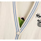 V-neck loose embroidered sweater cardigan jacket  7262