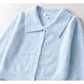Vintage high waist navel top cardigan sweater  7431