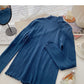 Korean stand collar long sleeve design slim fit bright silk sweater  6664