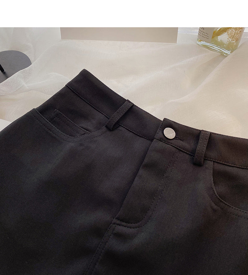 The new Korean version shows a slim A-shaped hip wrap skirt  5625