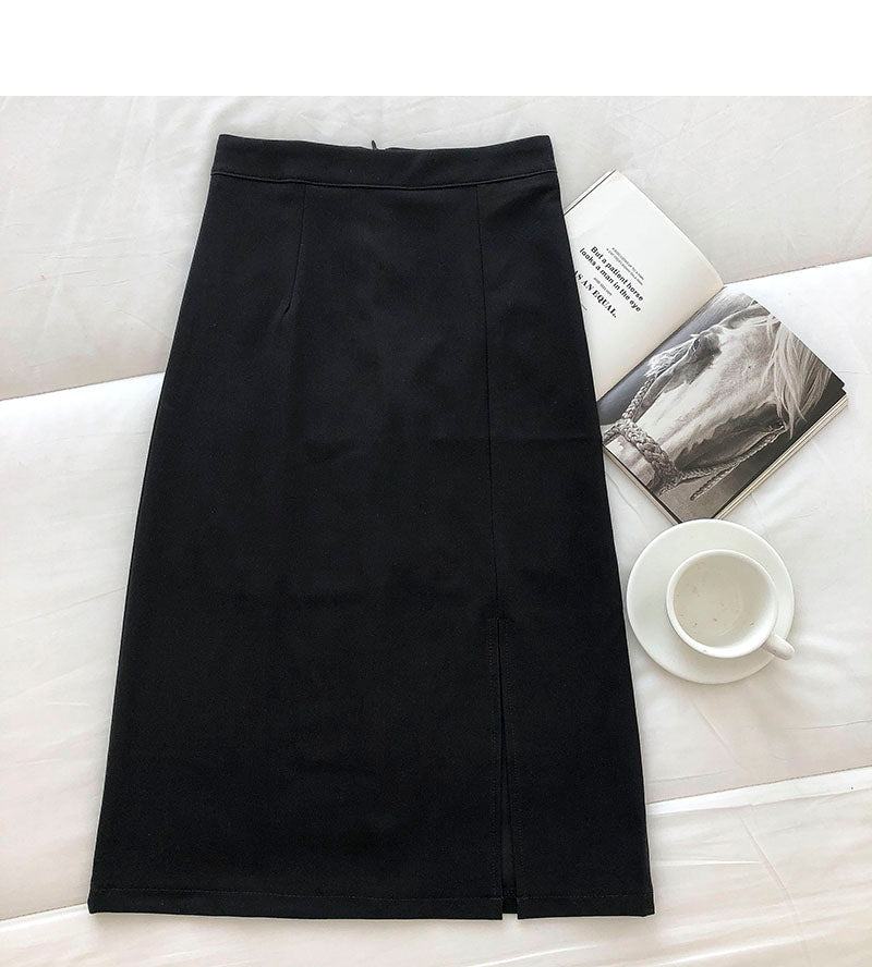 New Korean style slim retro skirt  5683