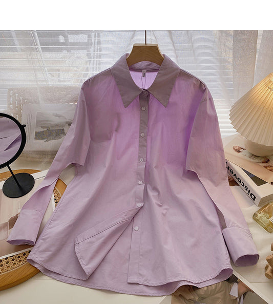 Cardigan à revers à manches longues et à la mode avec design de niche 6413