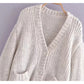 Neuer einfacher und vielseitiger Strickpullover für Pendler 7516