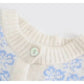 French celebrity jacquard knitted cardigan coat  7372