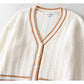 Casual twist knitted sweater jacket  7430