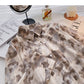 Korean style slim Lapel long sleeve top  6269