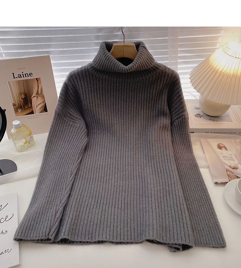 Nouveau haut décontracté de couleur pure de style coréen 5930