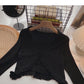 T-shirt long sleeve fungus edge V-neck design, slim fit  6508
