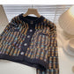 Design casual retro contrast coat  5890