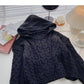 Kapuzenpullover im Nischendesign mit langen Ärmeln und kurzem Strickoberteil 5854