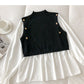 New Korean round neck retro thin wool sweater for women  6471