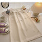 High waist elastic split A-line medium length skirt  5724