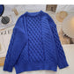 Koreanisches Design, lockere und dünne Textur, vielseitiger Langarmpullover 6147