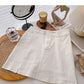 Minority design split A-line solid color high waist thin short skirt fashion  5606