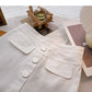 New Korean slim single breasted A-line skirt  5670