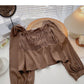 Korean design, slim temperament, long sleeve top, fashion  6299