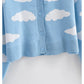 Minority design sense cloud knitted cardigan single breasted sweater coat  7425