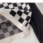 Straight neck slim clavicle sling long sleeve sweater  6639