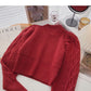 Schlankes und schlankes Design mit personalisiertem Dreh-Langarm-Top 5998