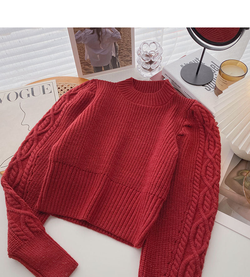 Schlankes und schlankes Design mit personalisiertem Dreh-Langarm-Top 5998