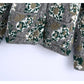 Nouveau pull cardigan tricoté en jacquard fleuri vintage 7495