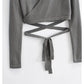 Design sense: the hot girl with exposed navel wears a solid color sweater  7480