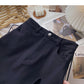 Design: slit wrap hip thin high waist black A-line skirt  5565