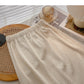 Elastic and versatile fashion temperament, thin split A-line skirt  5827
