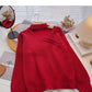 Design sense hollow out stand collar Pullover thin top  6181