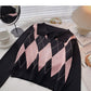 College style long sleeve top short sweater  6545