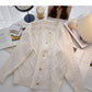 Single breasted round neck twist sweater  5986
