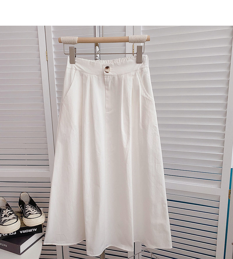New Korean version of Hong Kong Style A-shaped umbrella skirt  5822
