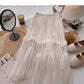 New Korean retro fashion A-line dress  5788