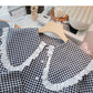 Lace Baby collar design shirt long sleeve top  6369