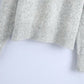 Schlichter lockerer Pullover mit Stehkragen 7529
