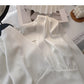 Bandagebluse mit hoher Taille, Damenmodehemd 6285