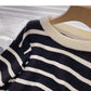 New Korean style simple round neck top  5923