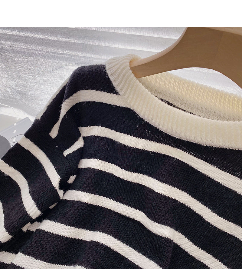 New Korean style simple round neck top  5923