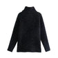 New versatile loose slim stand collar T-shirt  7482