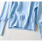New simple and versatile solid V-Neck long sleeved sweater  7369
