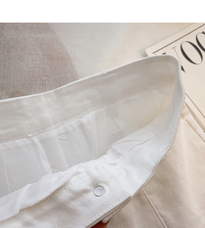 New Korean version of foreign style thin solid color Hip Wrap Skirt  5644