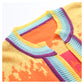 Mohair knitted cardigan women's loose foreign style sweater coat  7368