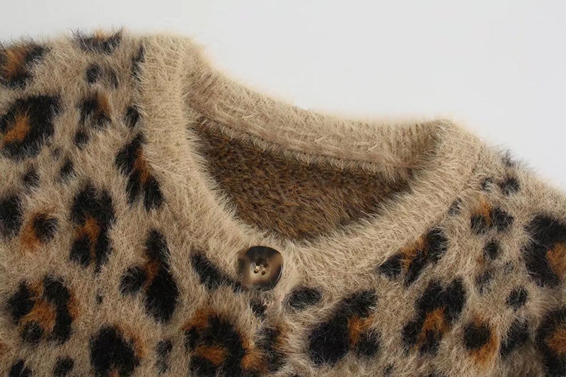 Vielseitiger Pullover-Strickmantel in Kunstpelz-Optik 7353