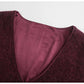 Manteau fin taille haute à col en V rétro français 7184