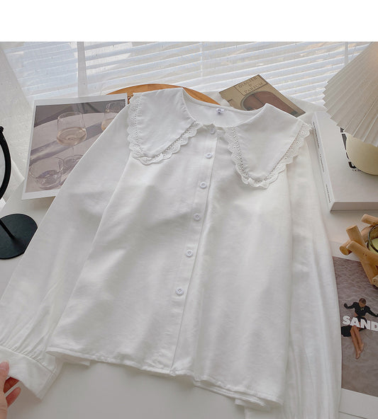 Nouveau haut coréen à manches longues de style étranger, slim et anti-âge 6379