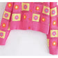 New Flower Crochet sweater cardigan jacket  7250