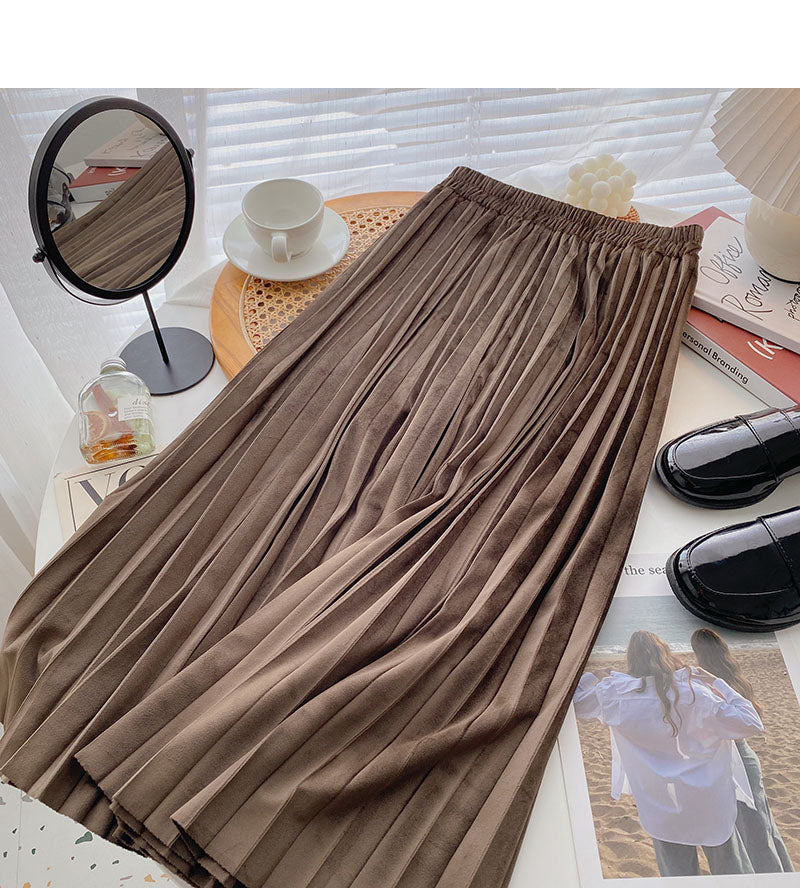 Vintage Port style high waist A-shaped skirt  5777