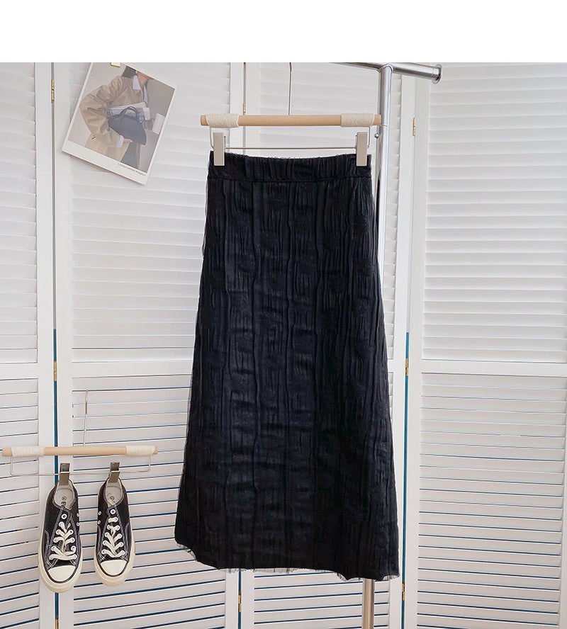 New Korean slim and gentle A-line dress  5808